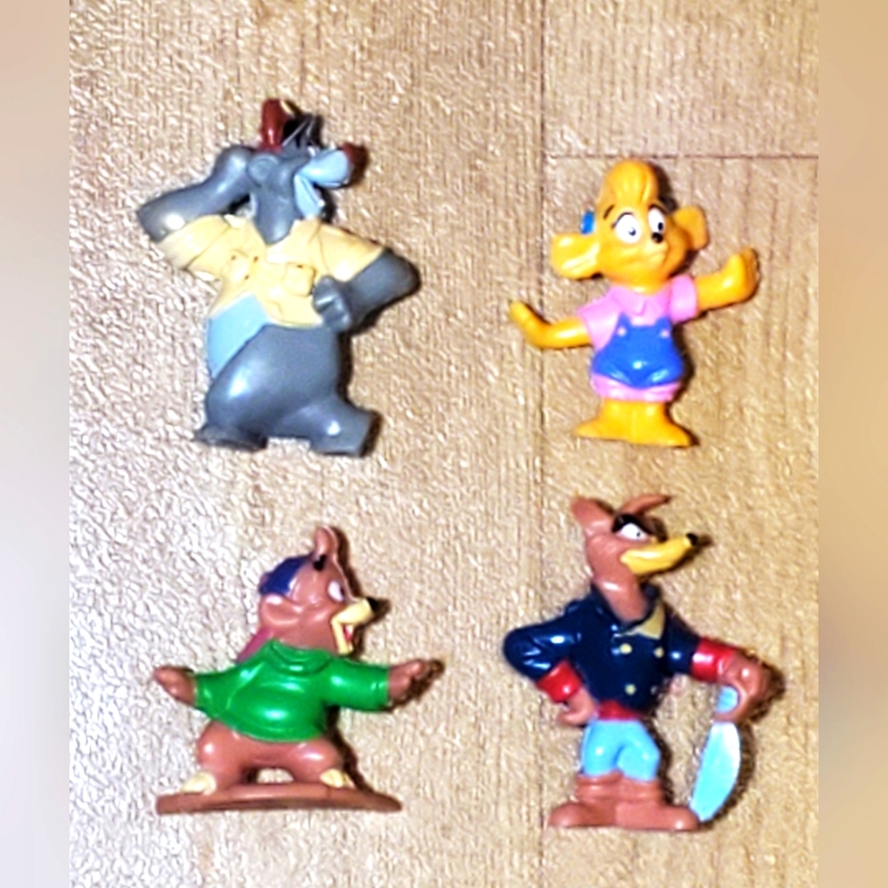 Vintage DISNEY Talespin Action Figures Complete Set Kelloggs Mail Offer 1991 New